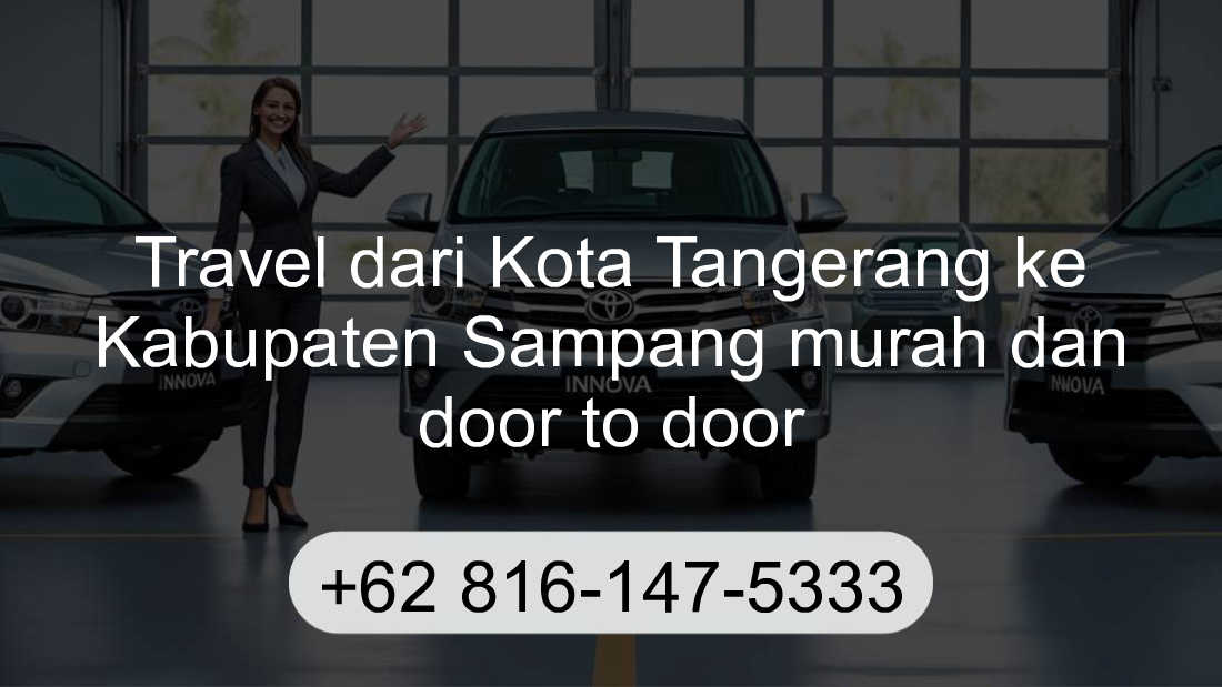 Travel Kota Tangerang Kabupaten Sampang