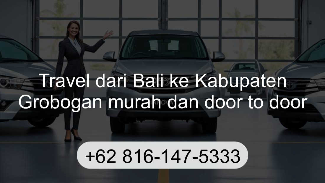 Travel Bali Kabupaten Grobogan