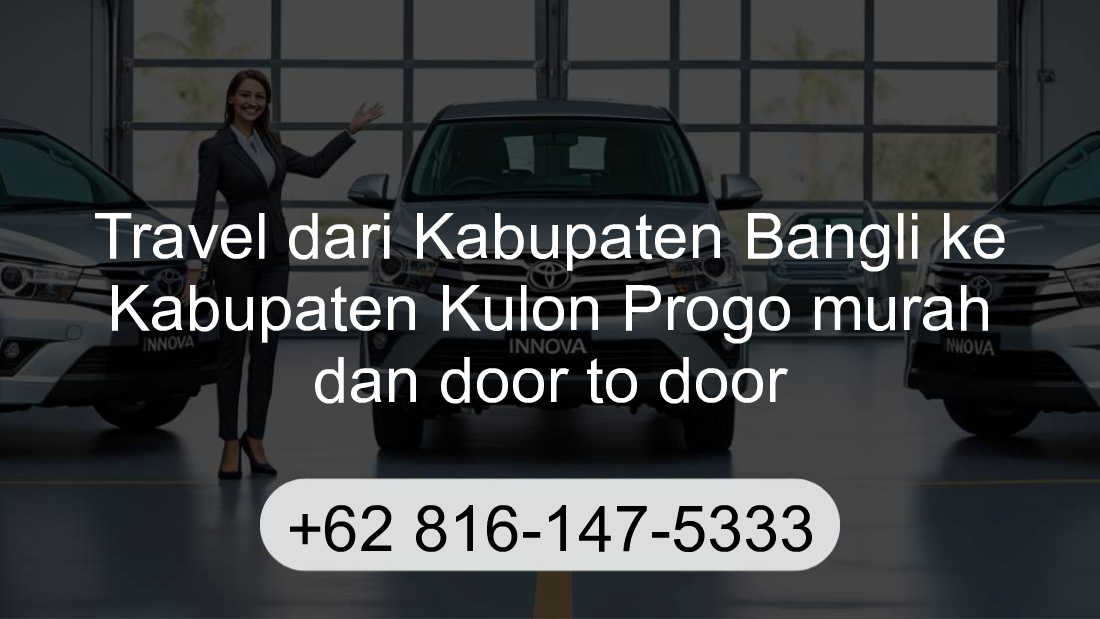 Travel Kabupaten Bangli Kabupaten Kulon Progo