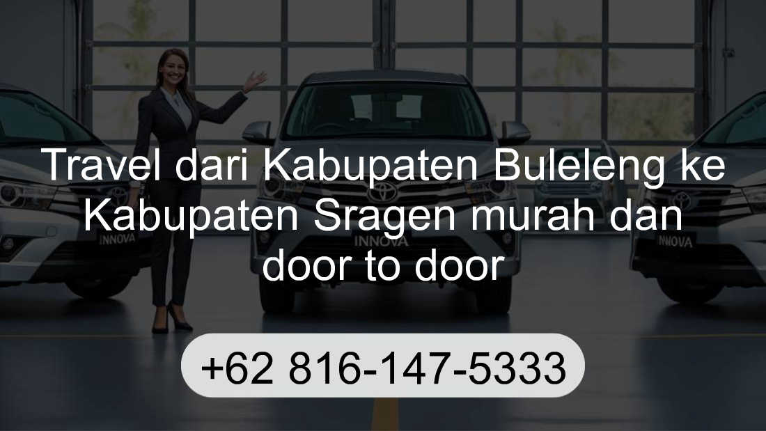 Travel Kabupaten Buleleng Kabupaten Sragen